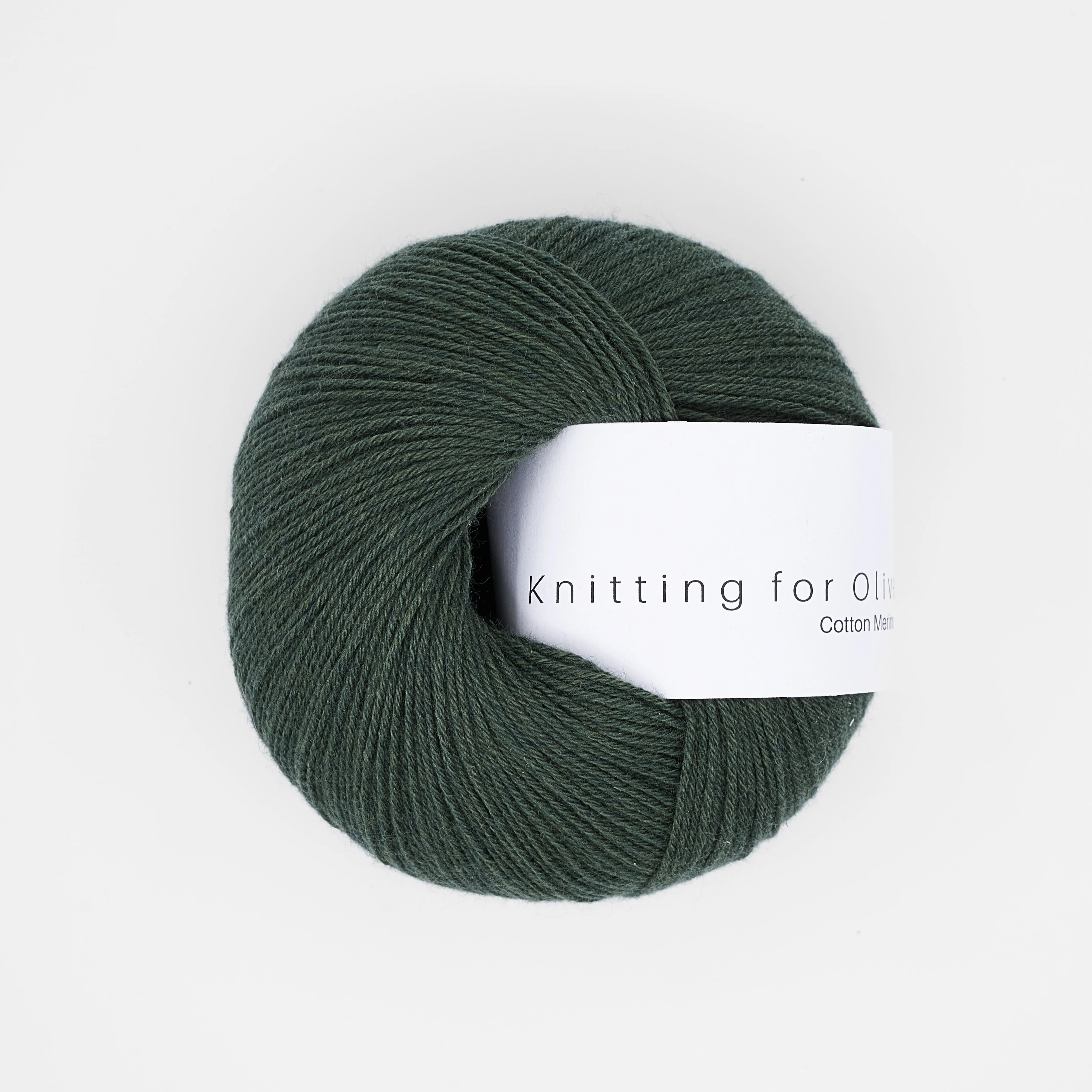 Knitting for Olive Cotton Merino - Bottle Green