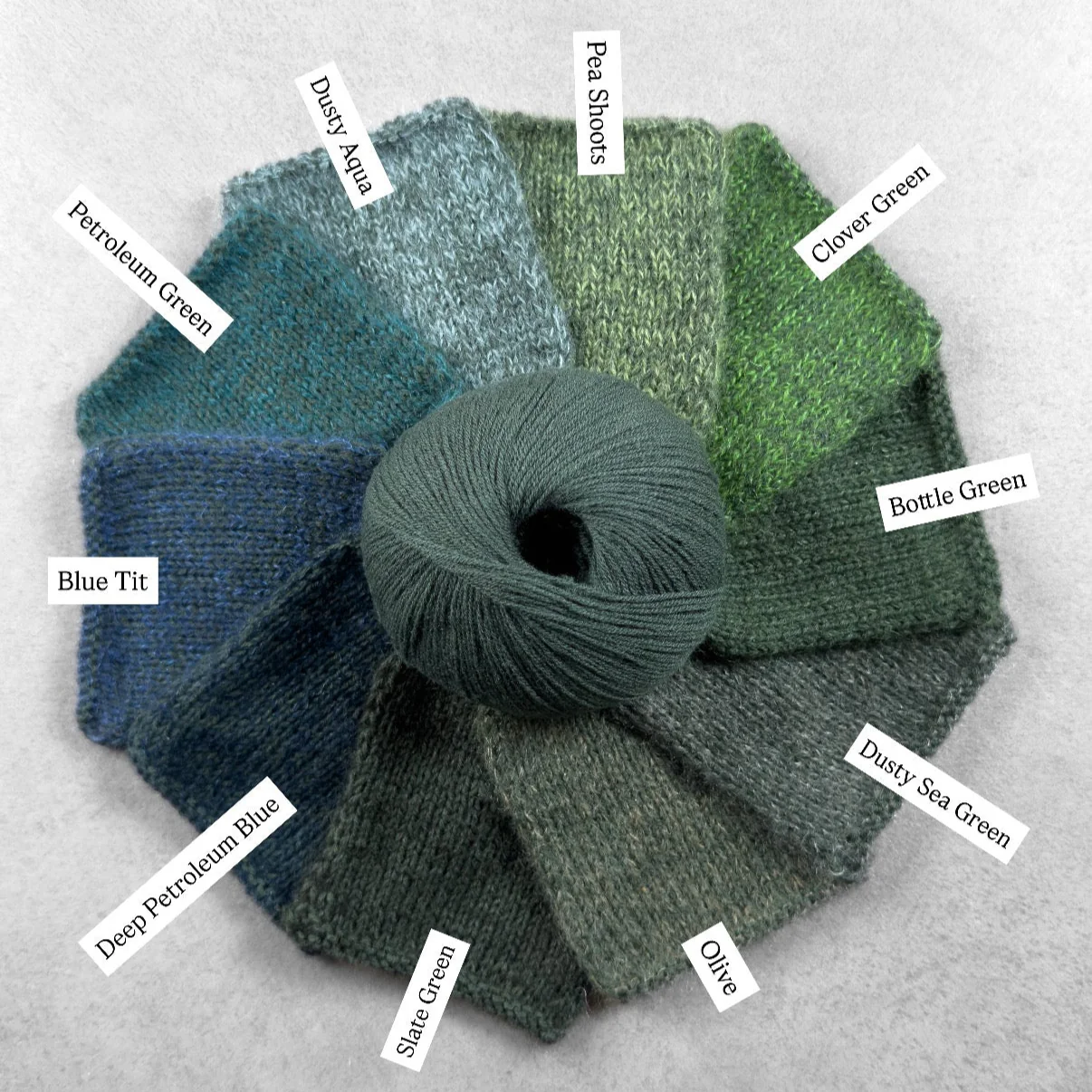 Knitting for Olive Merino - Bottle Green - Image 3
