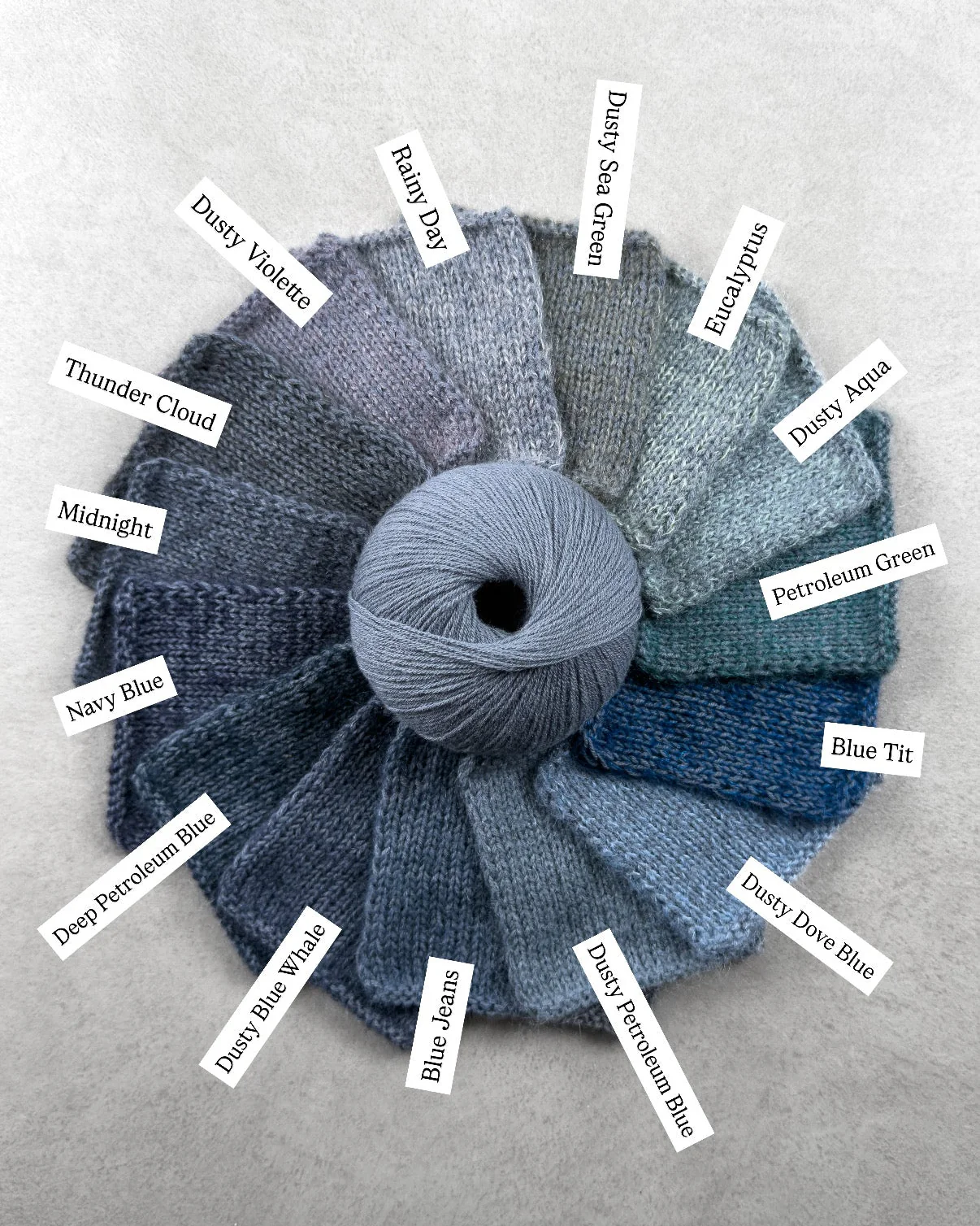 Knitting for Olive Merino - Dusty Petroleum Blue - Image 3