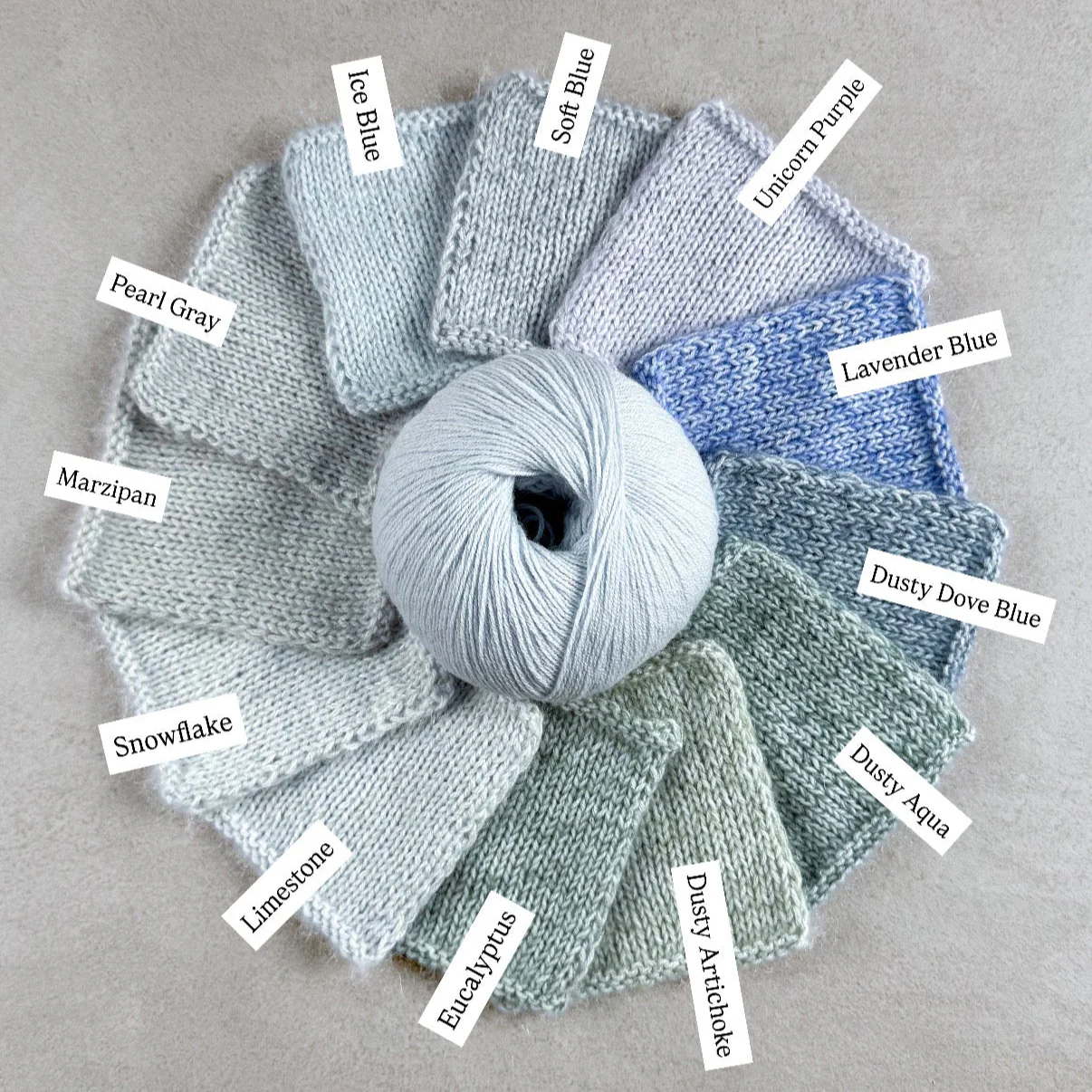 Knitting for Olive Merino - Ice Blue - Image 3