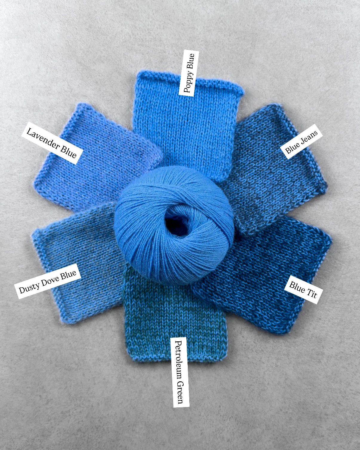 Knitting for Olive Merino - Poppy Blue - Image 3