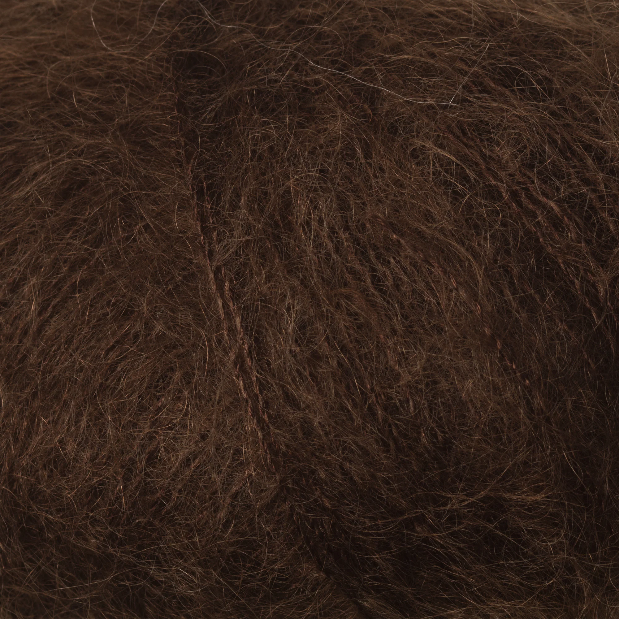 Knitting for Olive Soft Silk Mohair - Chocolate - Image 2