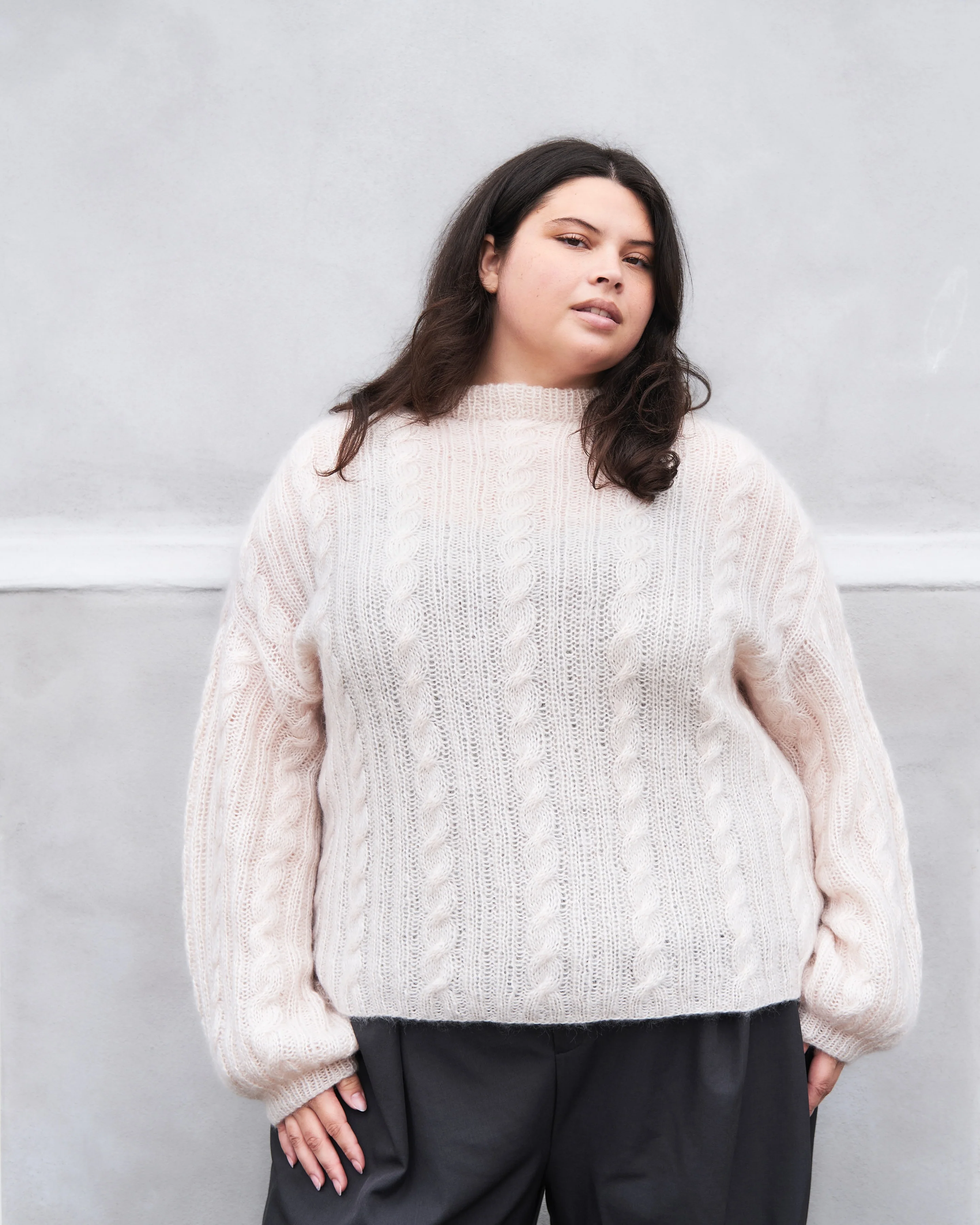 Ribbed Cable Sweater - Image 2